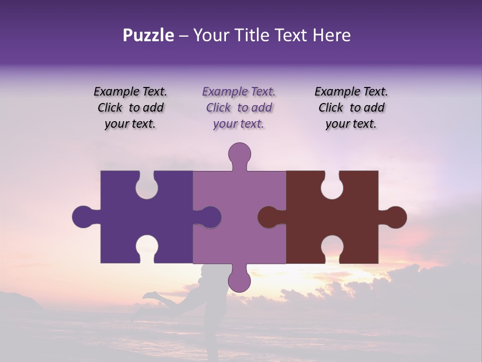 Couple Girl Summer PowerPoint Template