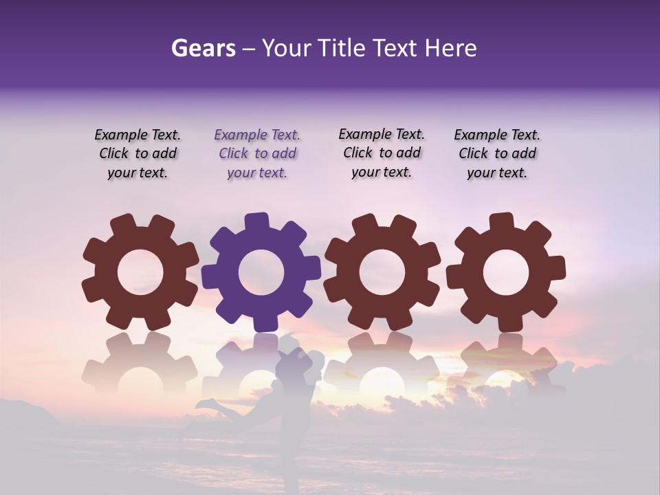 Couple Girl Summer PowerPoint Template