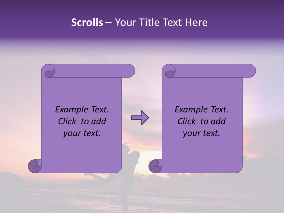 Couple Girl Summer PowerPoint Template