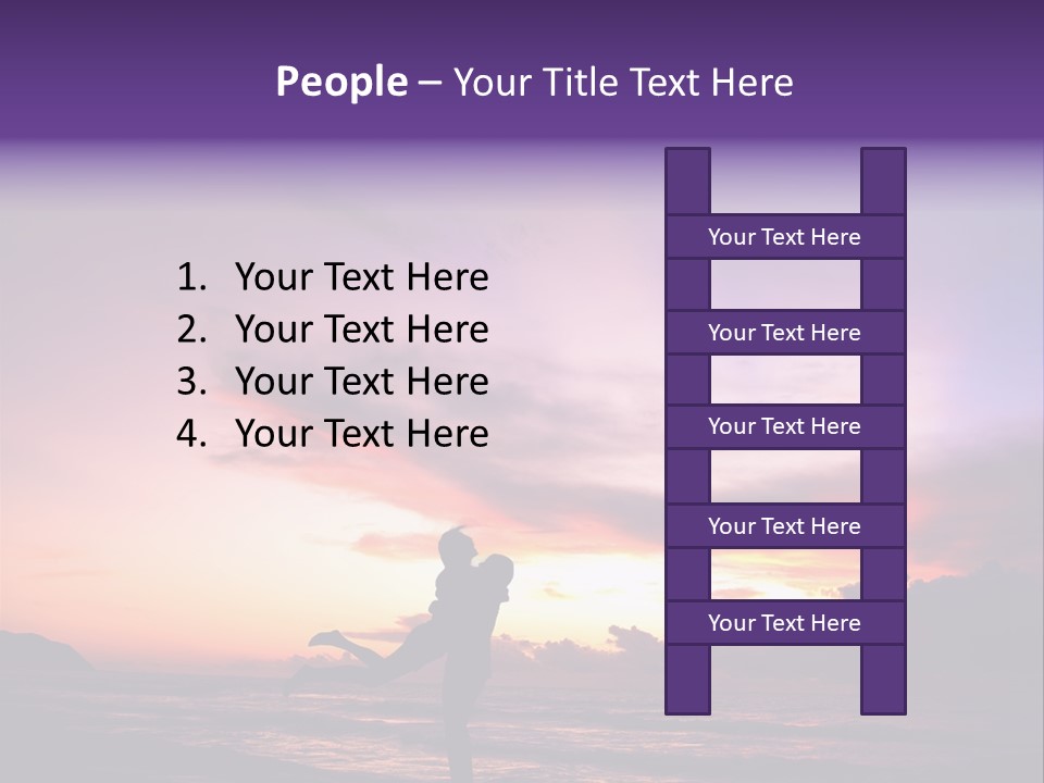 Couple Girl Summer PowerPoint Template