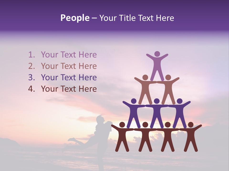 Couple Girl Summer PowerPoint Template