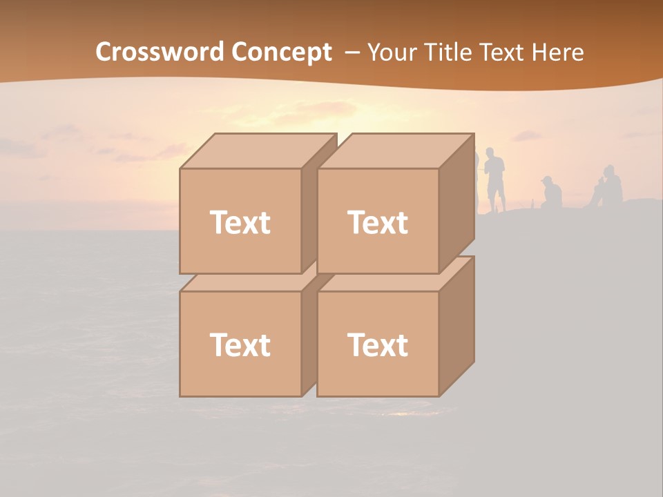 Outdoor Activities Group Landscape PowerPoint Template
