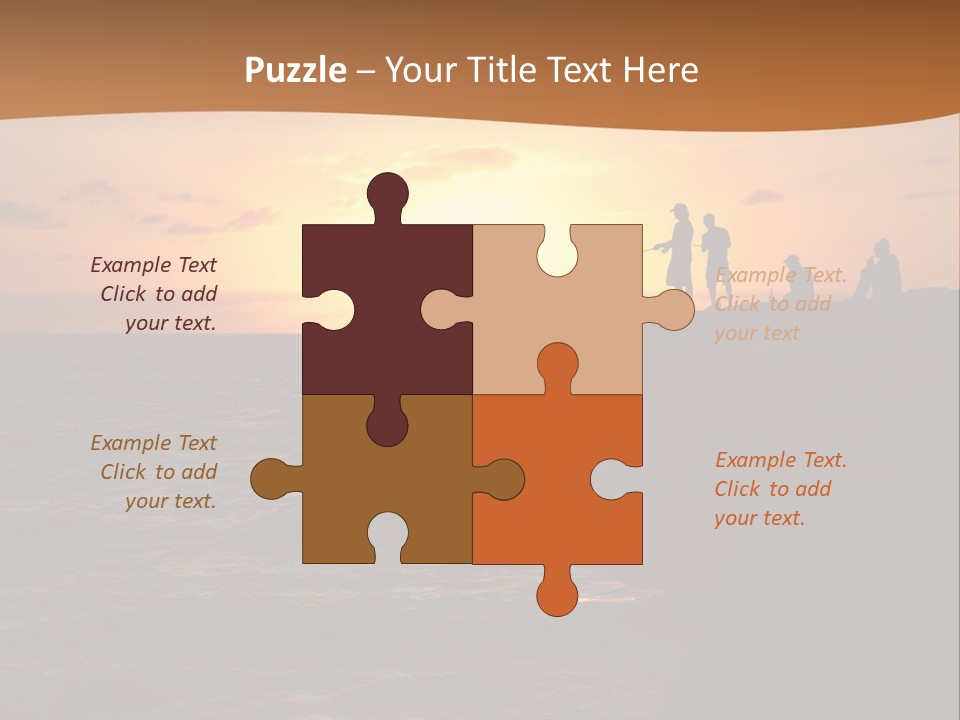 Outdoor Activities Group Landscape PowerPoint Template