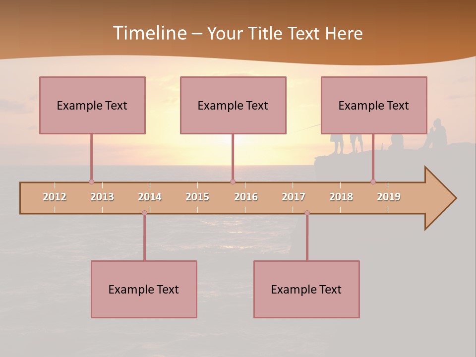 Outdoor Activities Group Landscape PowerPoint Template