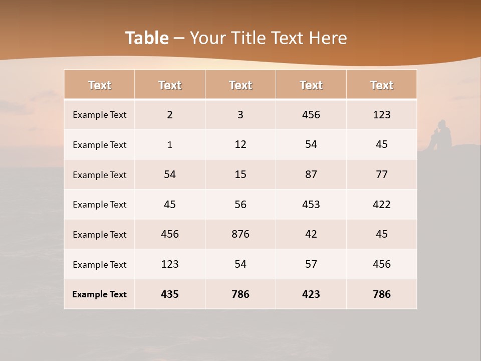 Outdoor Activities Group Landscape PowerPoint Template