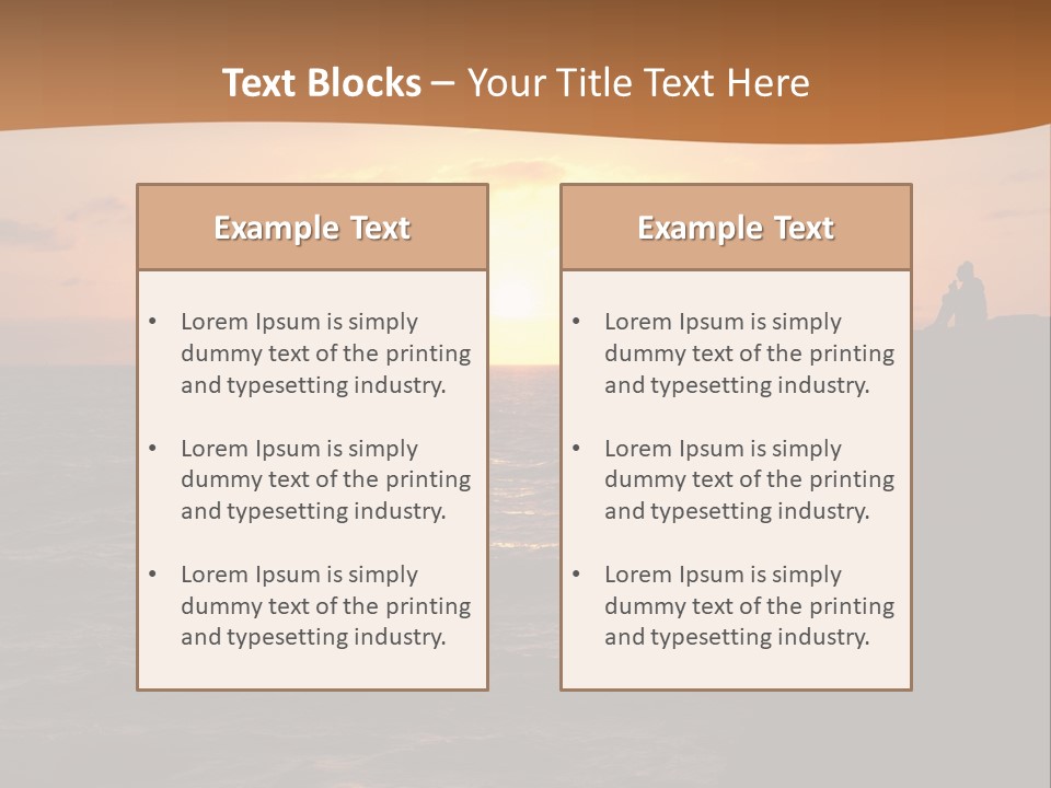 Outdoor Activities Group Landscape PowerPoint Template