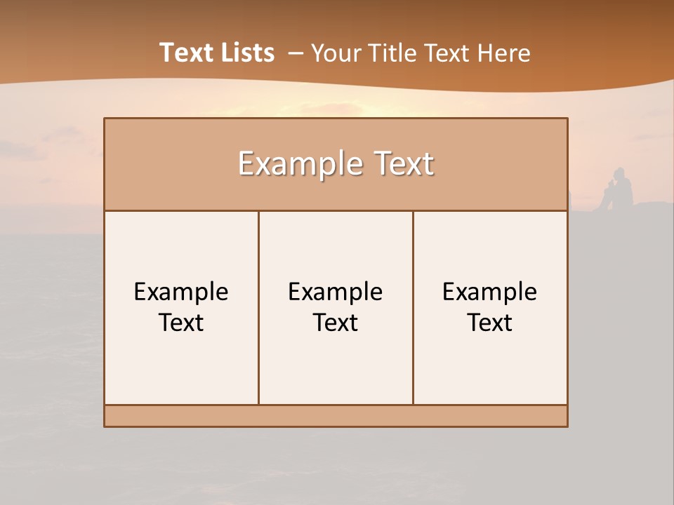 Outdoor Activities Group Landscape PowerPoint Template