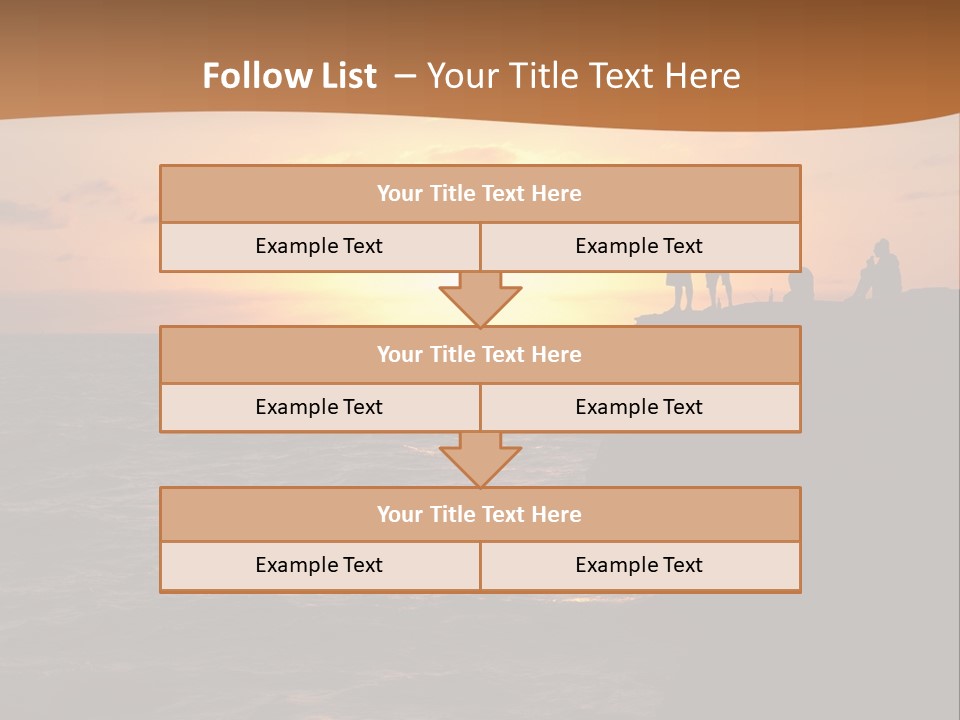 Outdoor Activities Group Landscape PowerPoint Template