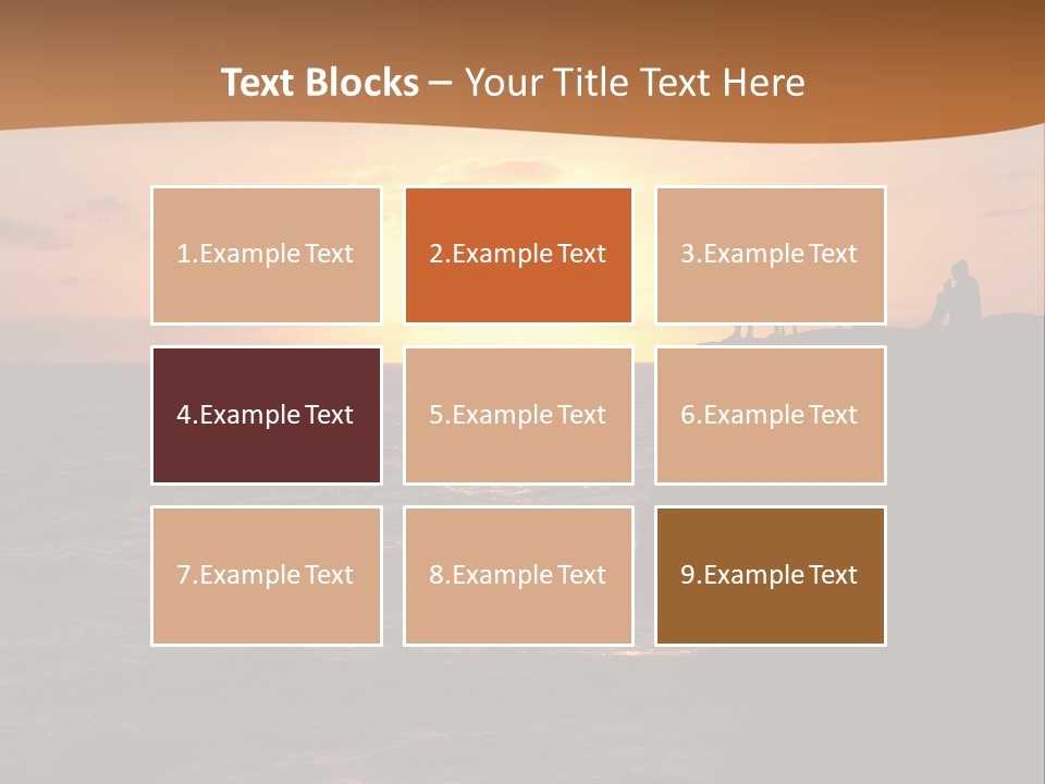 Outdoor Activities Group Landscape PowerPoint Template