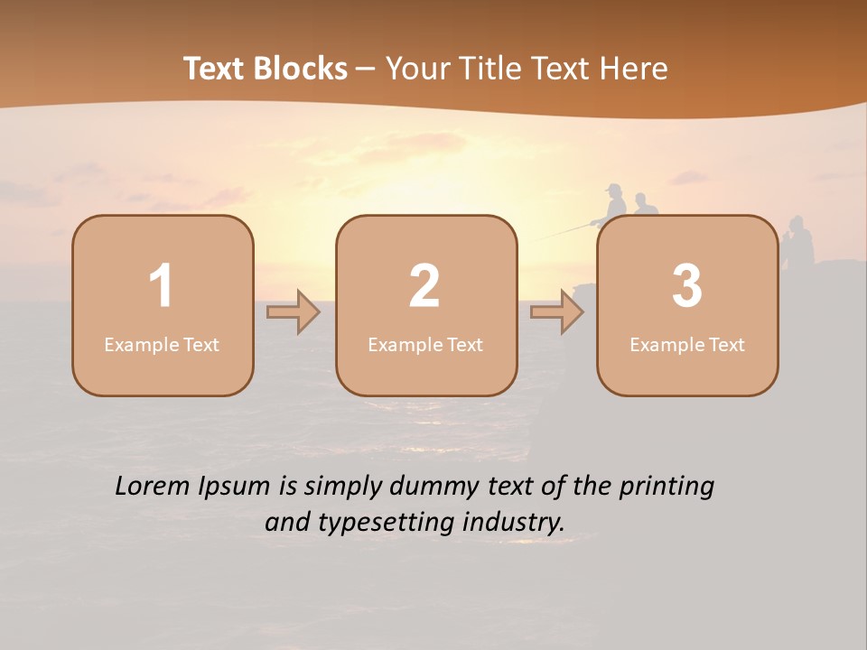 Outdoor Activities Group Landscape PowerPoint Template