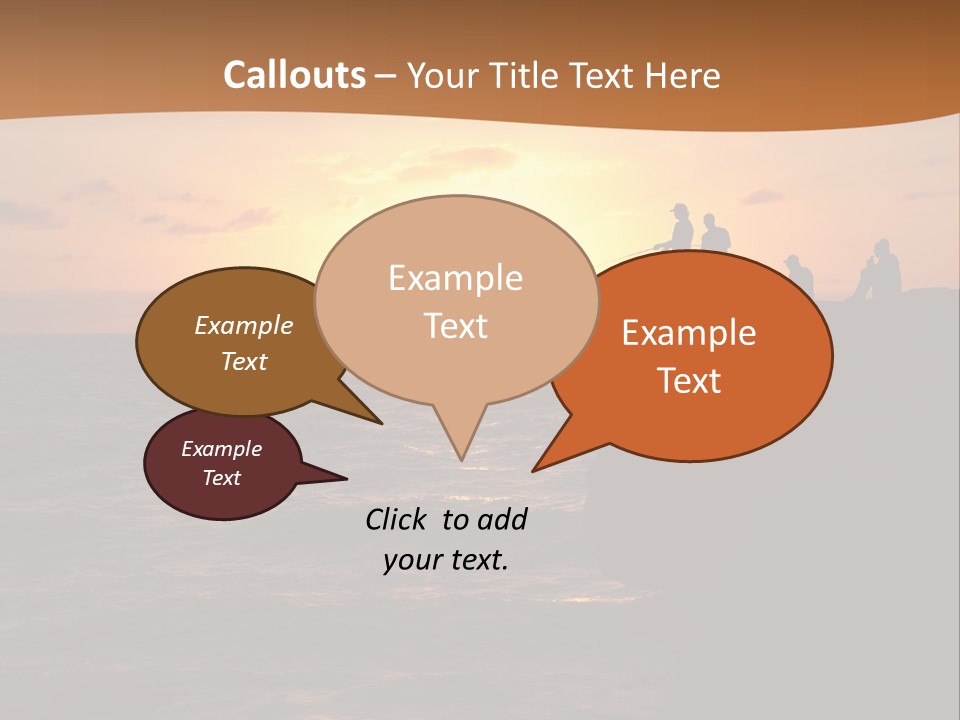 Outdoor Activities Group Landscape PowerPoint Template