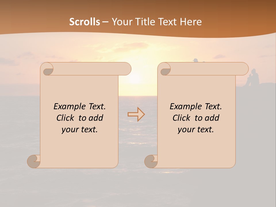 Outdoor Activities Group Landscape PowerPoint Template