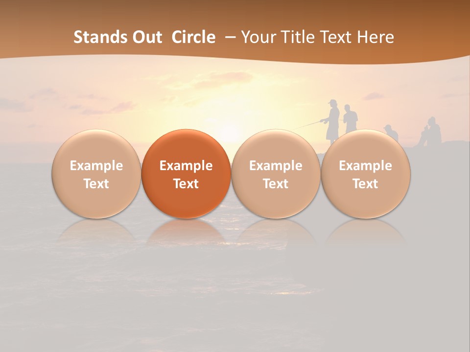 Outdoor Activities Group Landscape PowerPoint Template