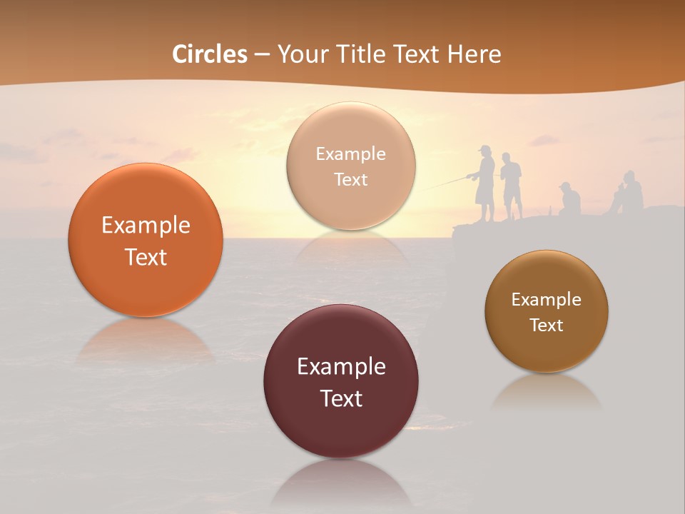 Outdoor Activities Group Landscape PowerPoint Template