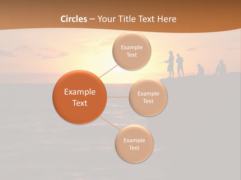 Outdoor Activities Group Landscape PowerPoint Template