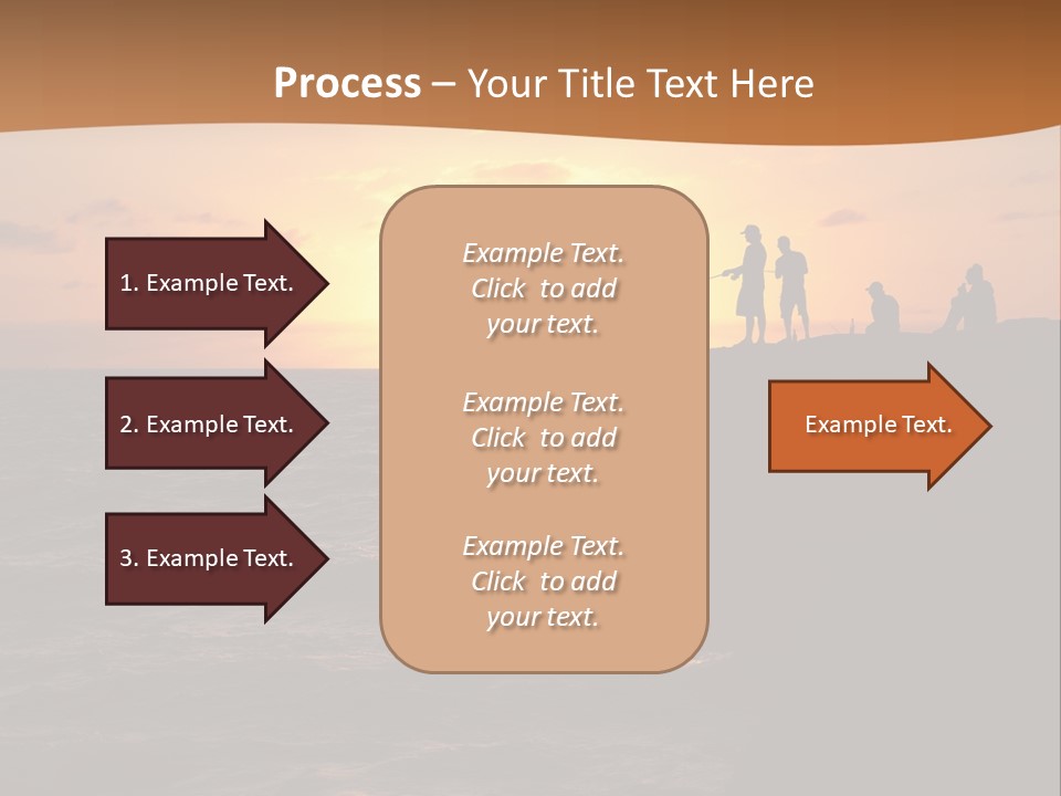 Outdoor Activities Group Landscape PowerPoint Template