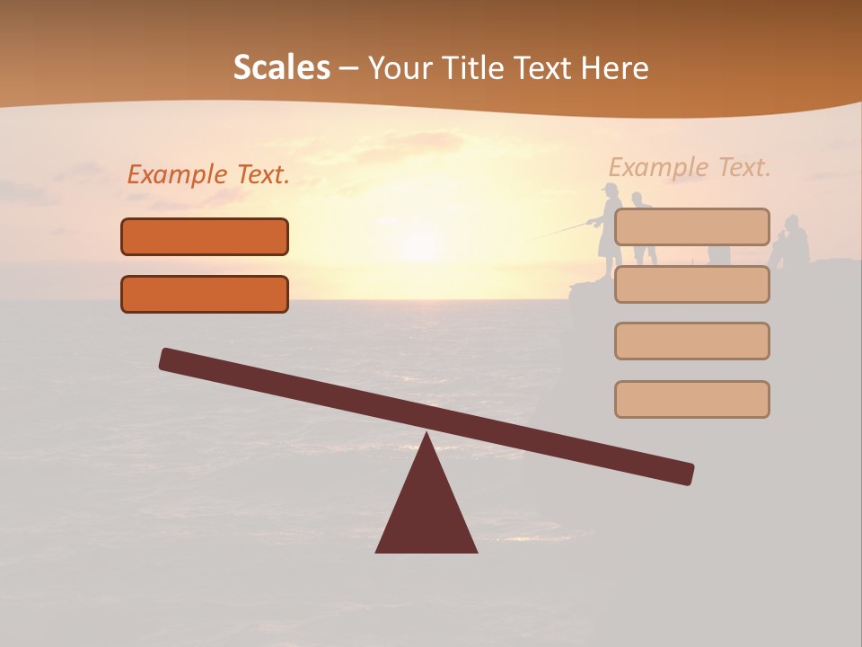 Outdoor Activities Group Landscape PowerPoint Template