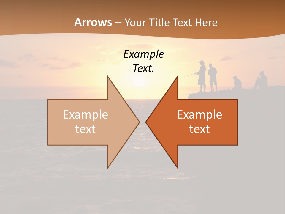 Outdoor Activities Group Landscape PowerPoint Template