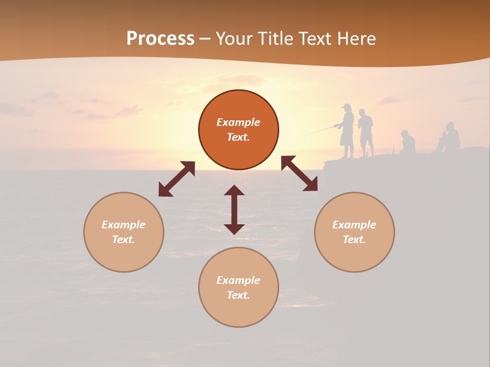 Outdoor Activities Group Landscape PowerPoint Template