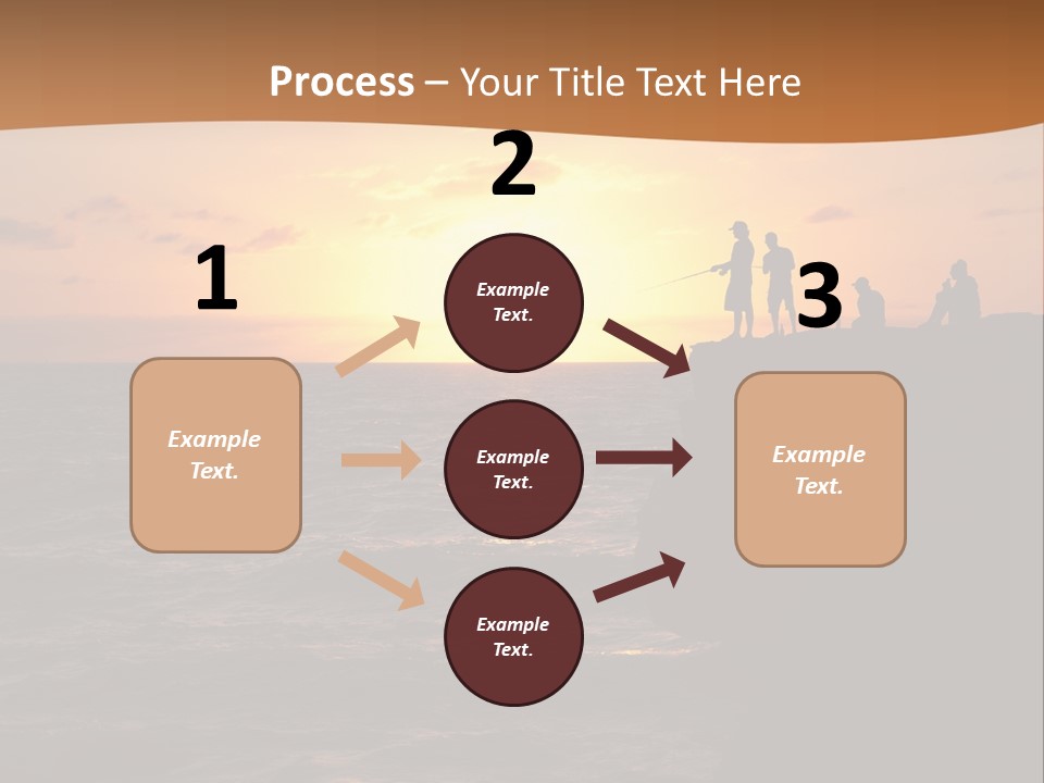 Outdoor Activities Group Landscape PowerPoint Template