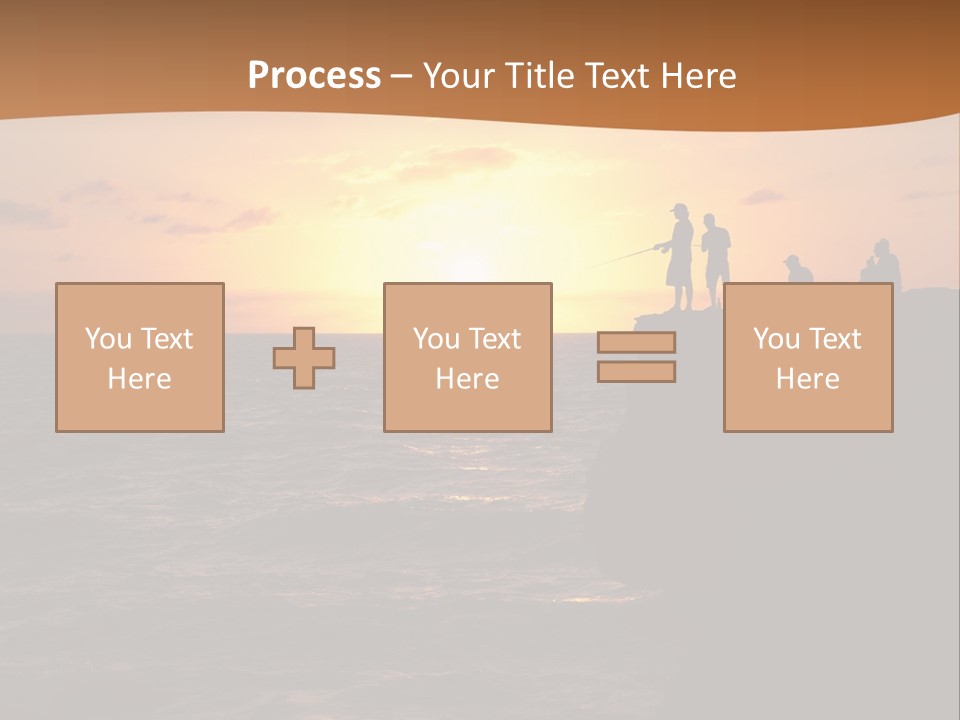 Outdoor Activities Group Landscape PowerPoint Template