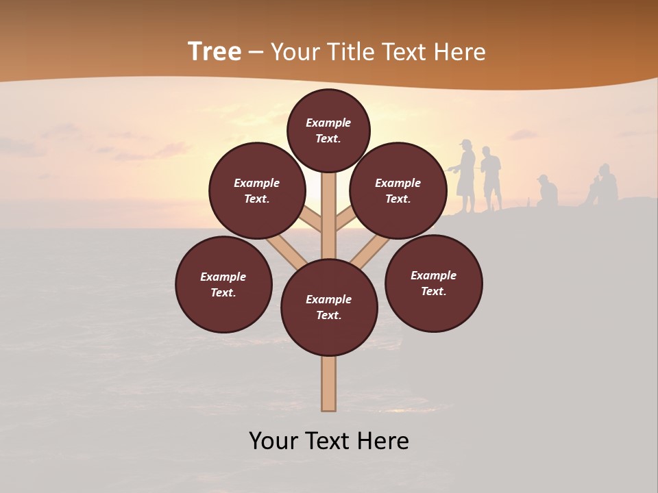 Outdoor Activities Group Landscape PowerPoint Template