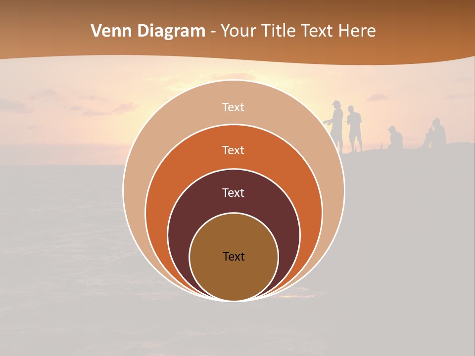 Outdoor Activities Group Landscape PowerPoint Template