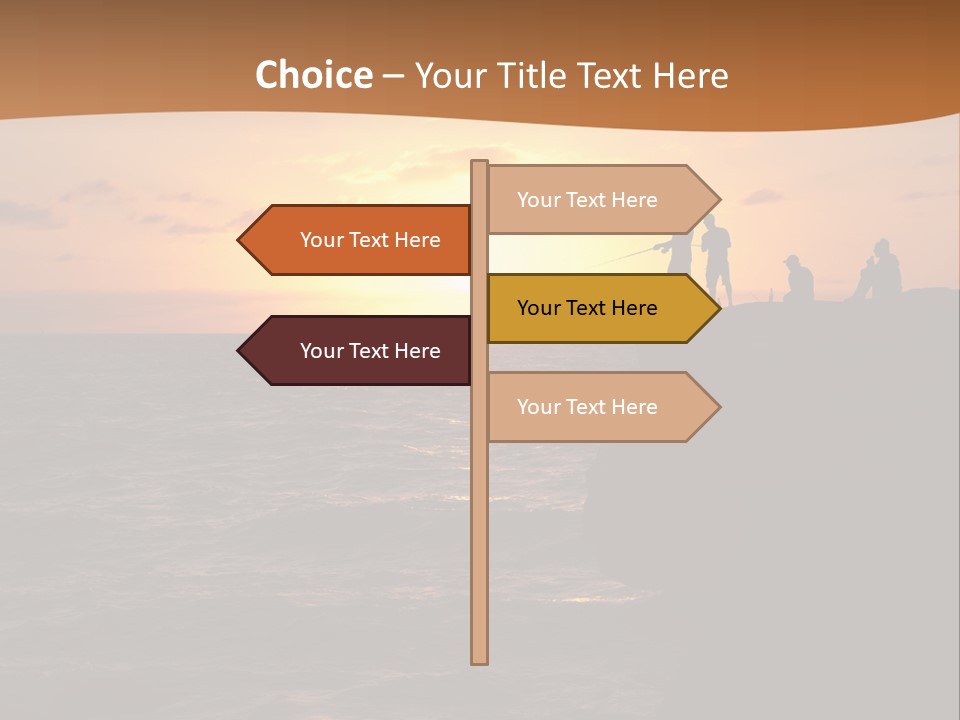 Outdoor Activities Group Landscape PowerPoint Template