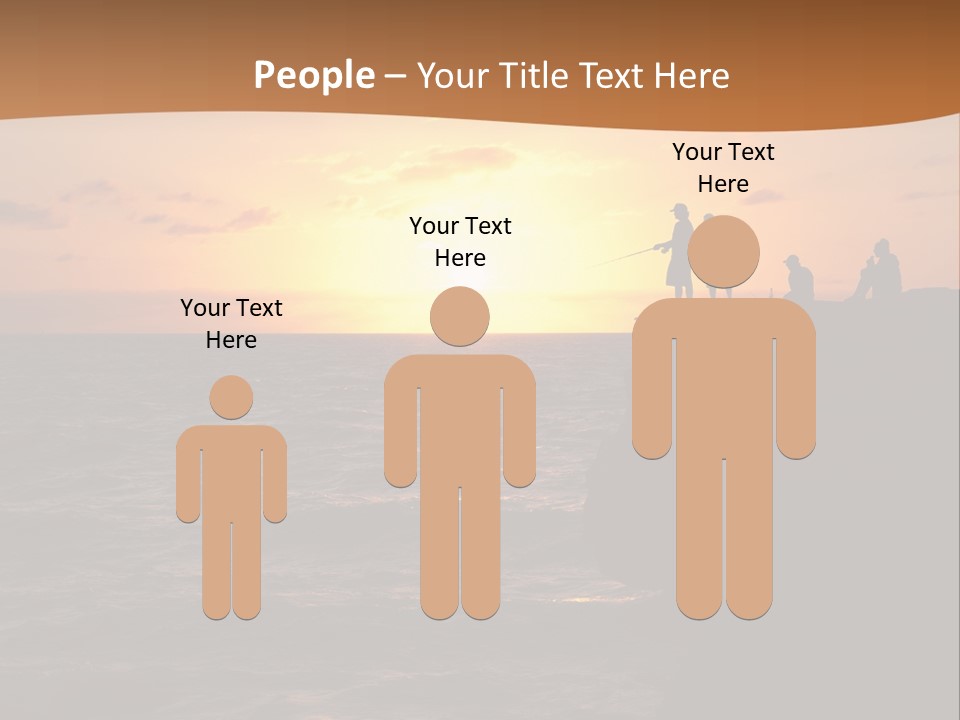 Outdoor Activities Group Landscape PowerPoint Template