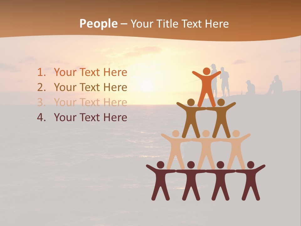 Outdoor Activities Group Landscape PowerPoint Template