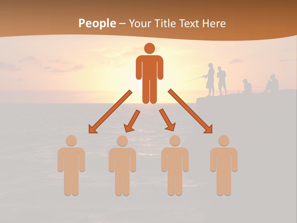 Outdoor Activities Group Landscape PowerPoint Template