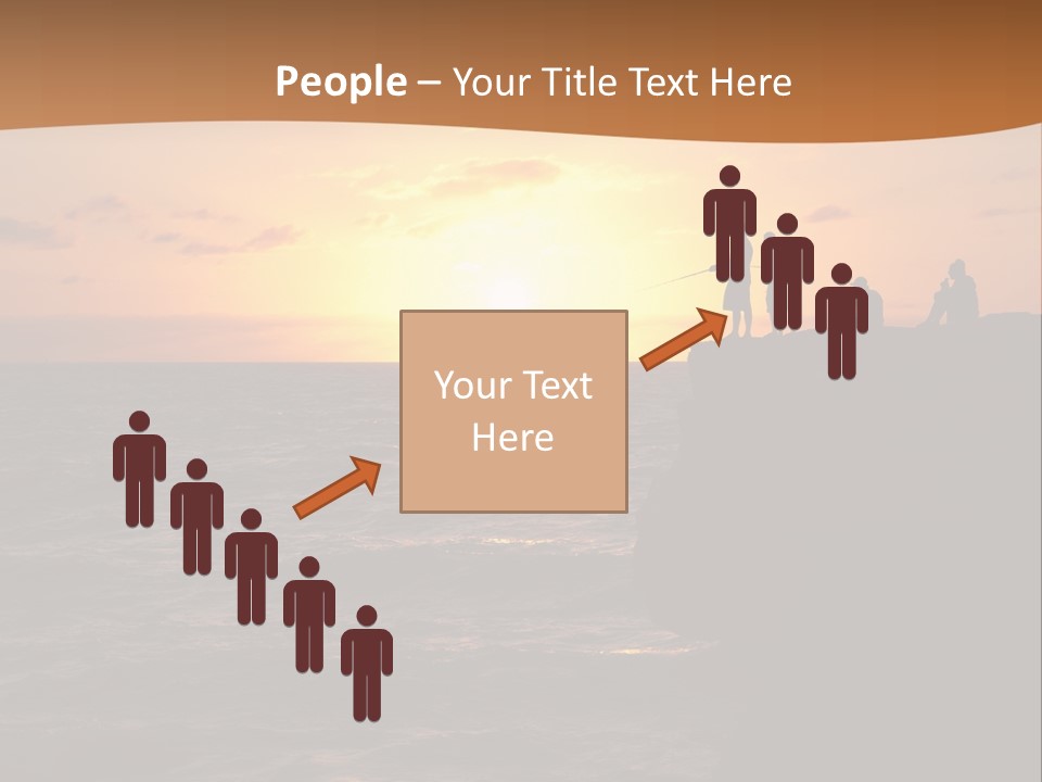 Outdoor Activities Group Landscape PowerPoint Template