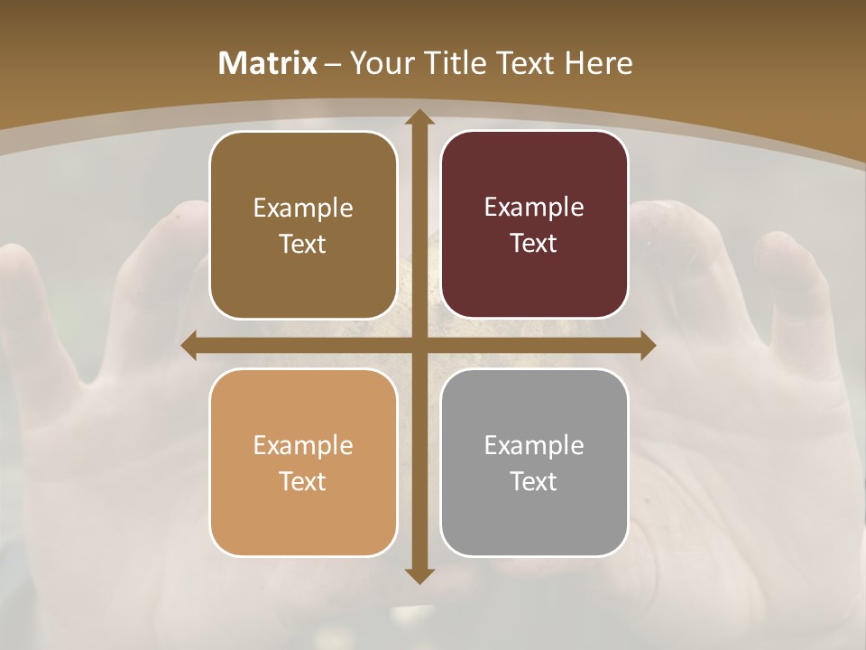 Heart Shape Potato Heart PowerPoint Template