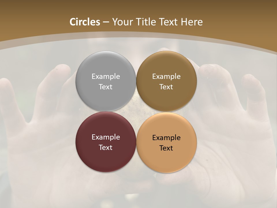 Heart Shape Potato Heart PowerPoint Template