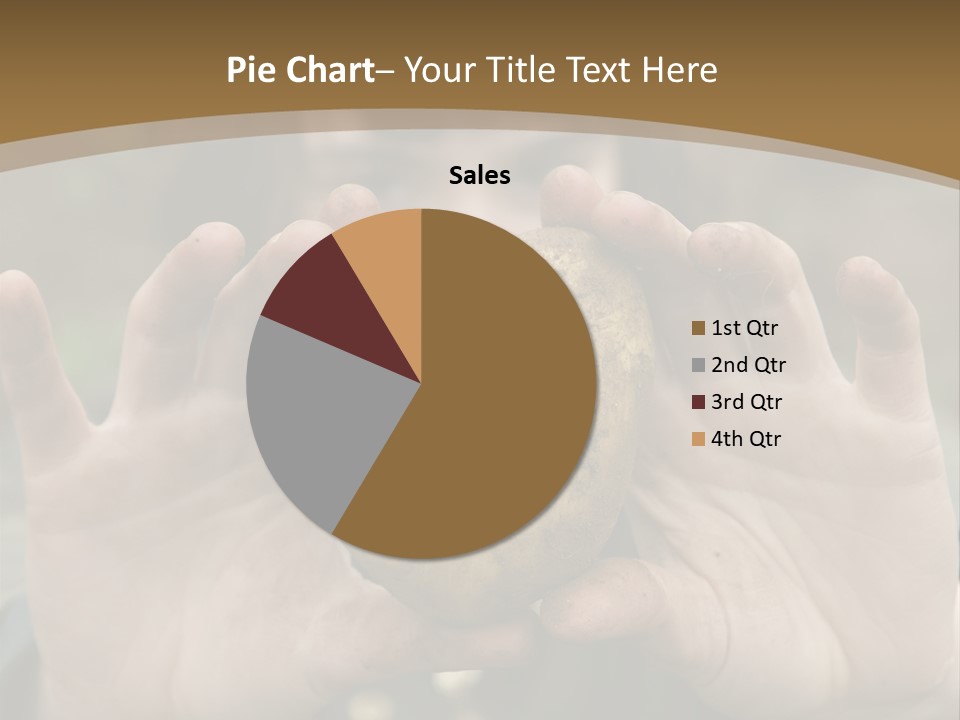 Heart Shape Potato Heart PowerPoint Template
