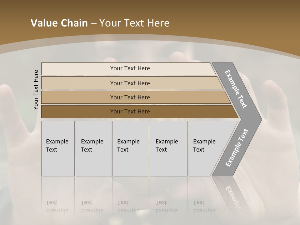 Heart Shape Potato Heart PowerPoint Template