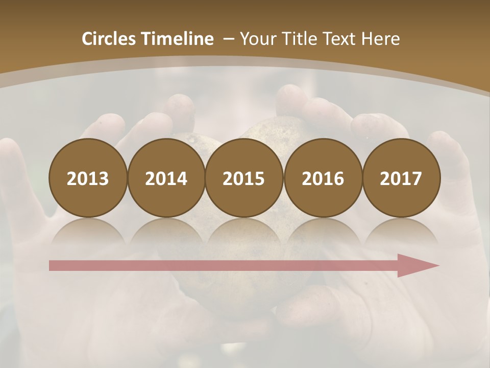 Heart Shape Potato Heart PowerPoint Template