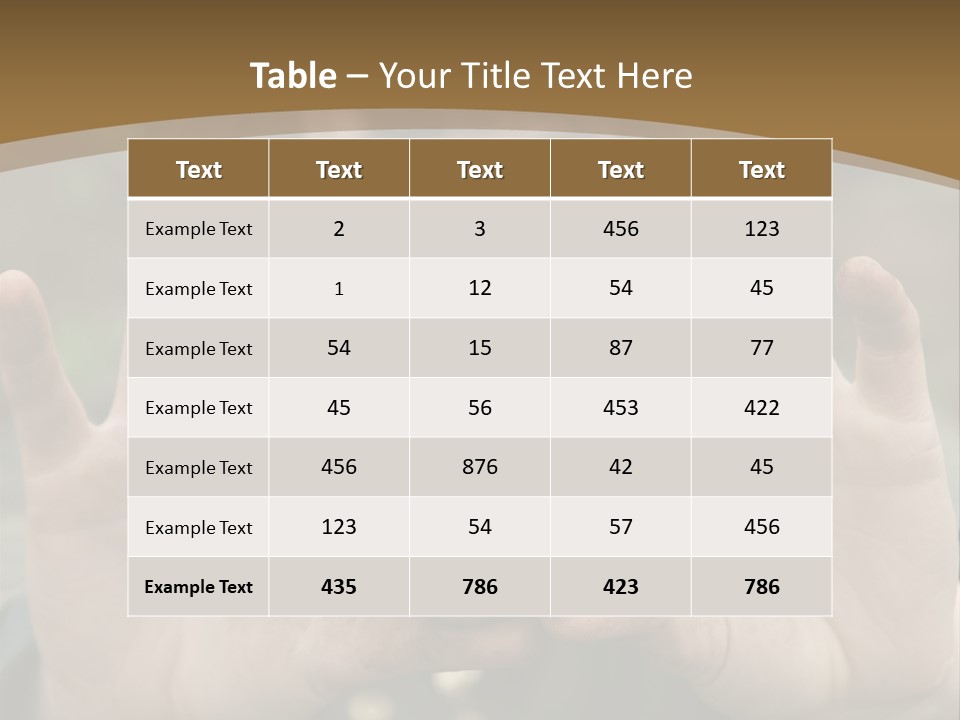 Heart Shape Potato Heart PowerPoint Template