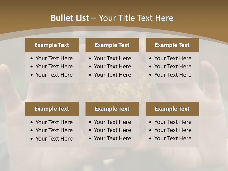 Heart Shape Potato Heart PowerPoint Template