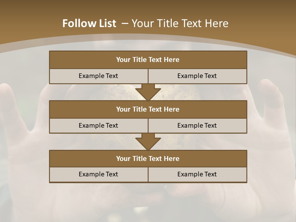 Heart Shape Potato Heart PowerPoint Template