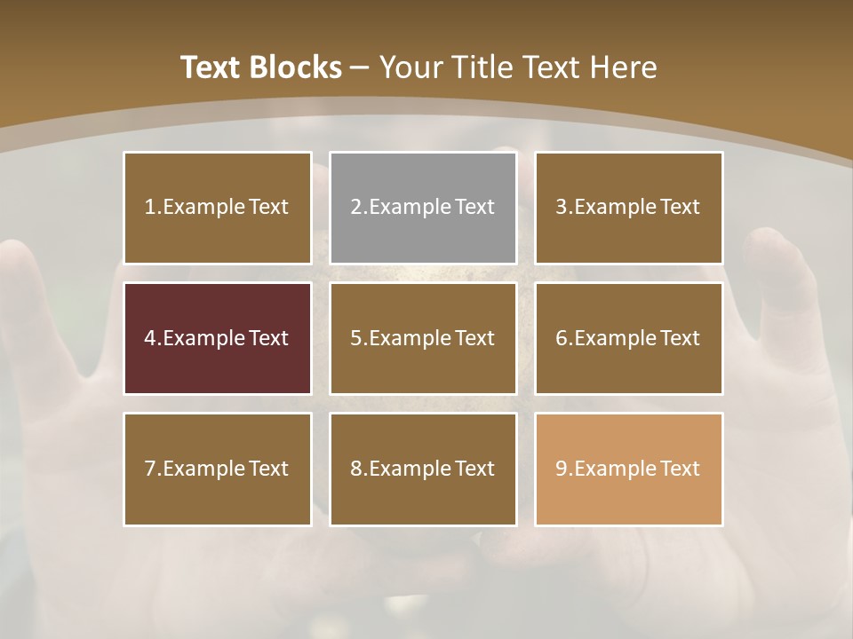 Heart Shape Potato Heart PowerPoint Template