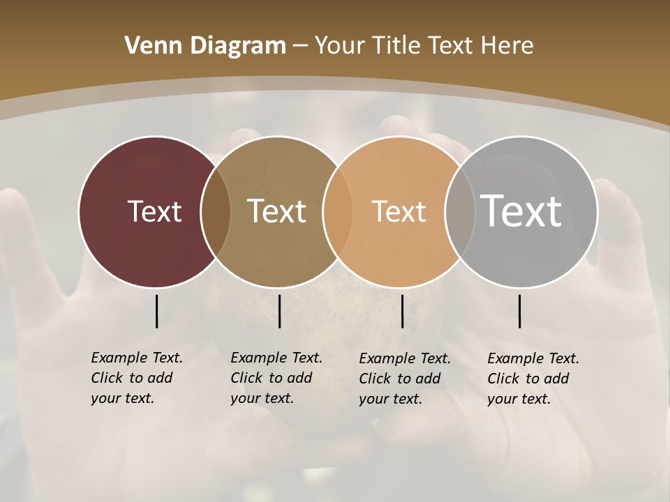 Heart Shape Potato Heart PowerPoint Template