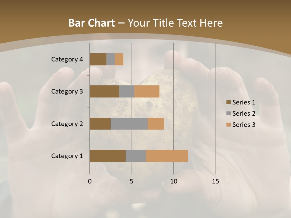 Heart Shape Potato Heart PowerPoint Template