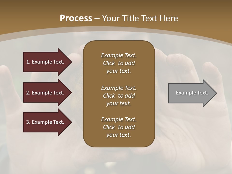 Heart Shape Potato Heart PowerPoint Template
