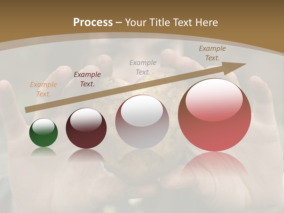 Heart Shape Potato Heart PowerPoint Template