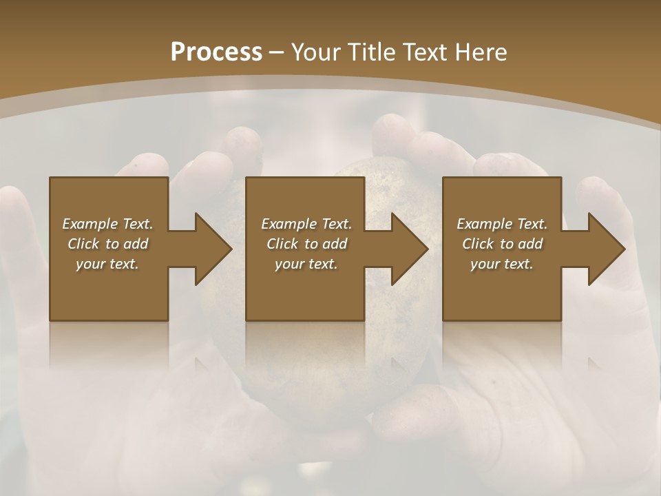 Heart Shape Potato Heart PowerPoint Template
