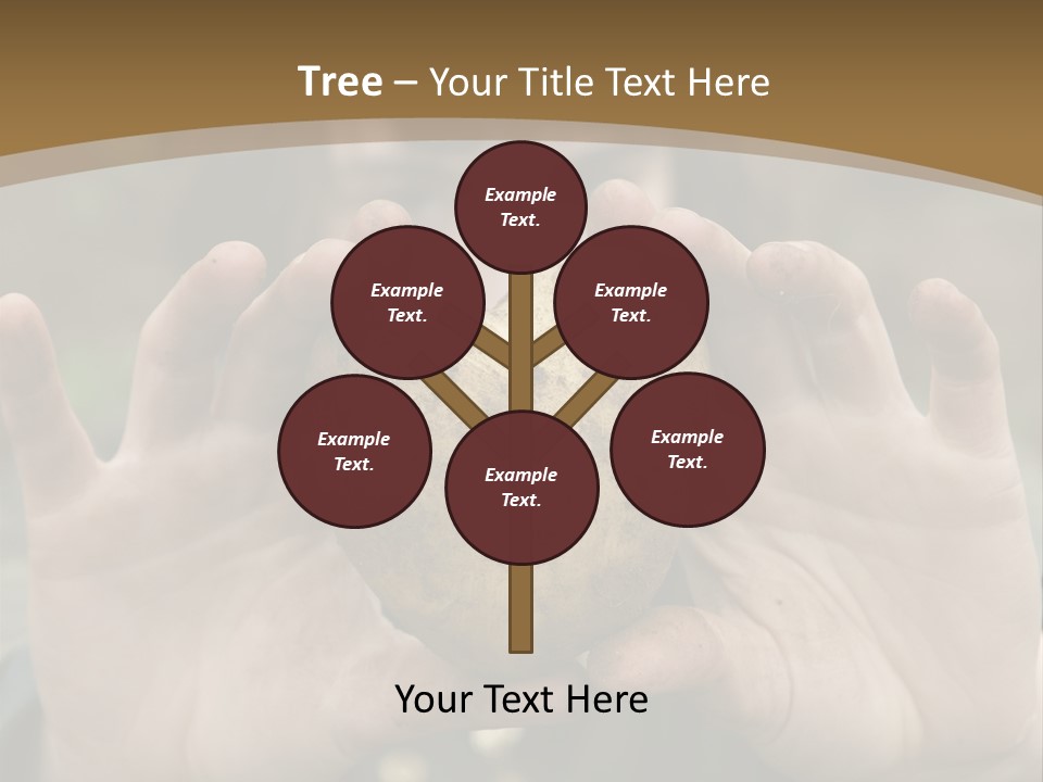 Heart Shape Potato Heart PowerPoint Template