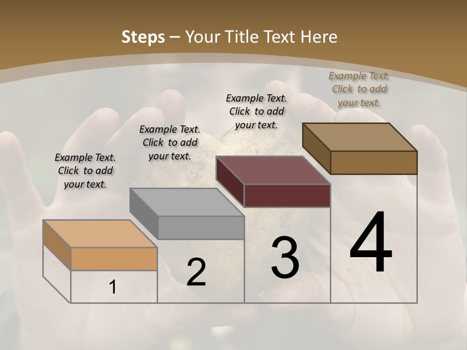 Heart Shape Potato Heart PowerPoint Template
