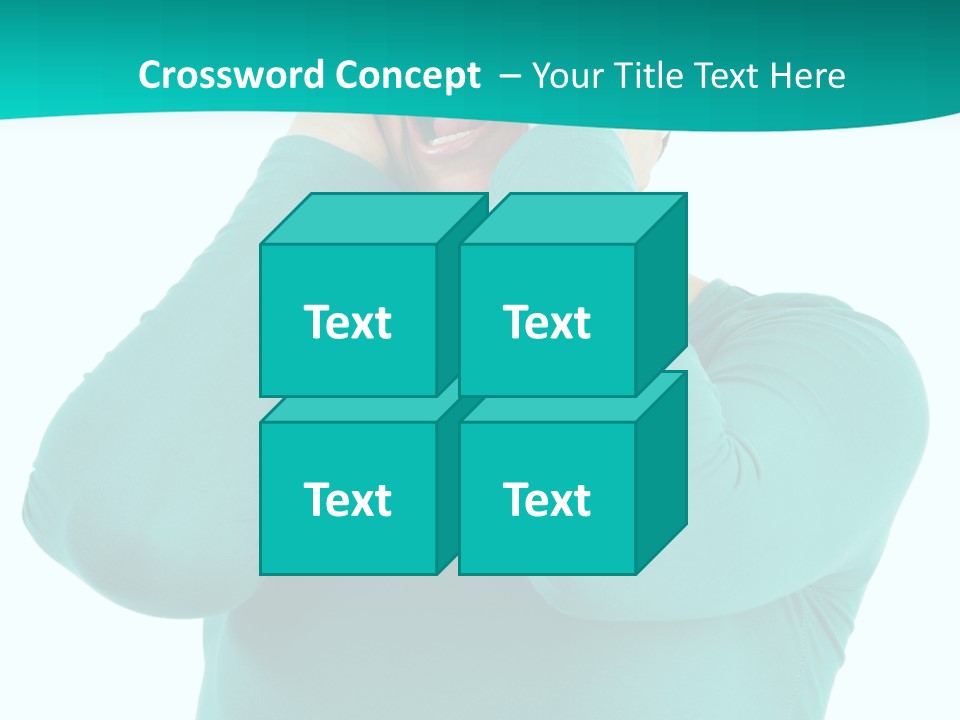 Stress Young Isolated PowerPoint Template