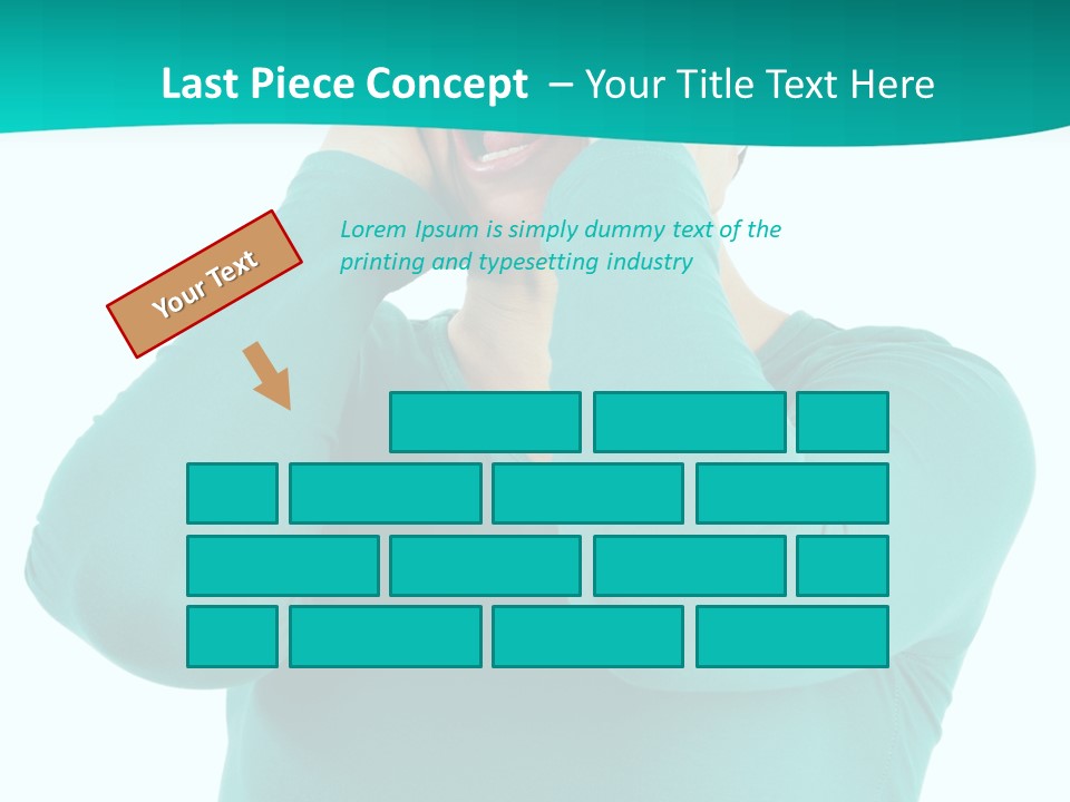 Stress Young Isolated PowerPoint Template